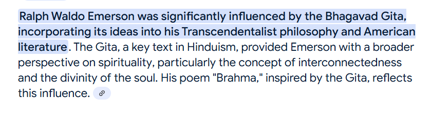 Ralph Waldo Emerson Bhagavad Gita